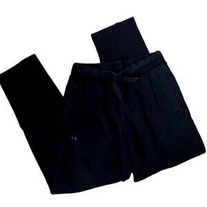 Underarmour black comfortable casual tracksuit sweatpants drawstring waist